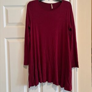 Mittoshop Deep Red Top